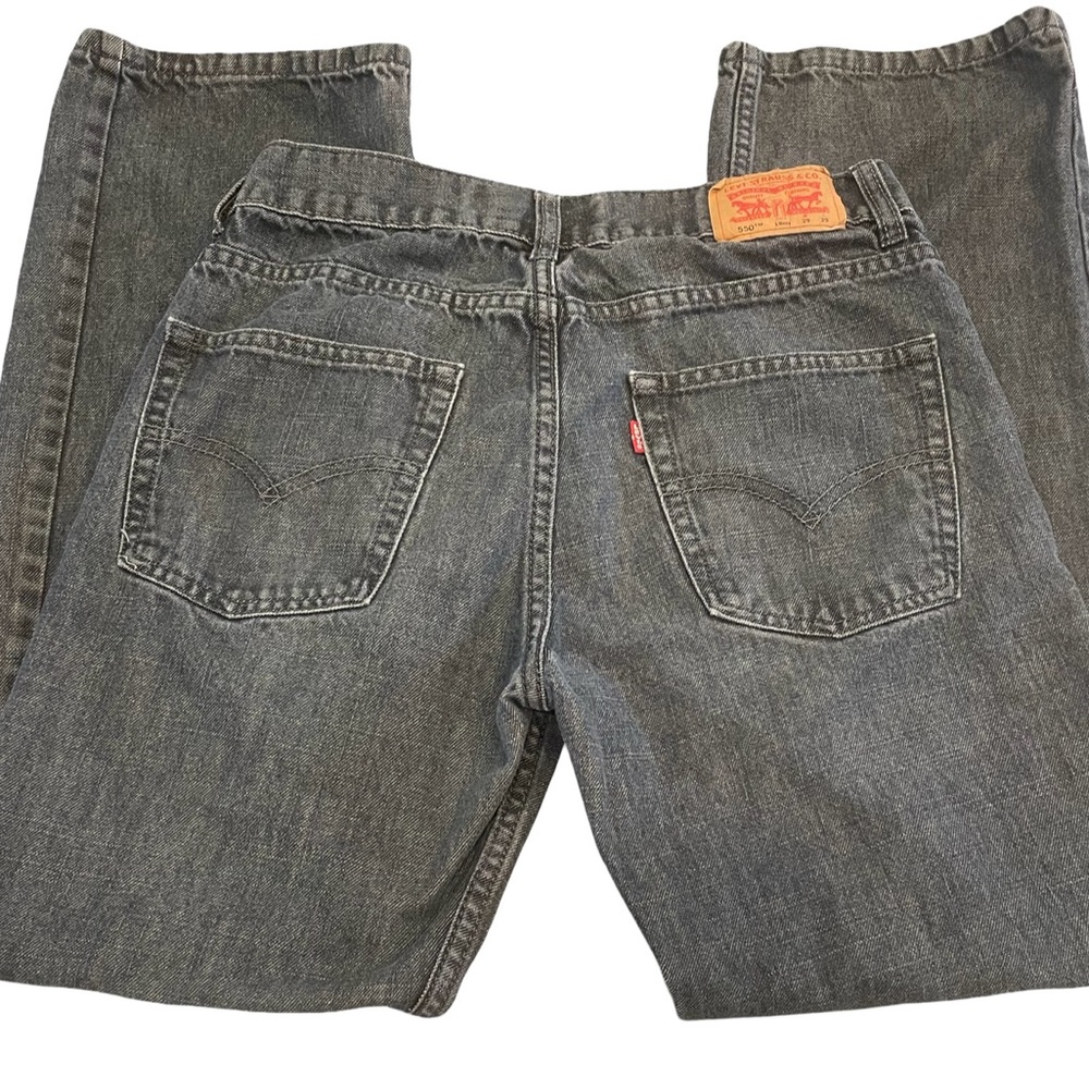 Levi’s Boys 550™ Relaxed Fit Jeans – Size 18 (29x29) Gray Wash